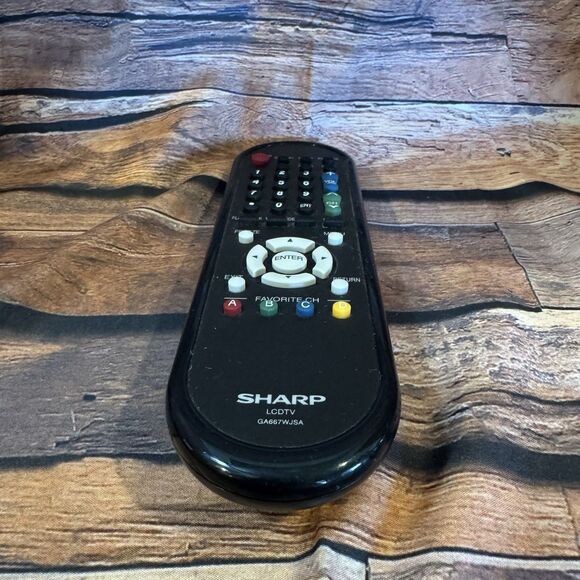 SHARP GA667WJSA LCD TV Remote Control Original OEM Tested & Working - Picture 6 of 7